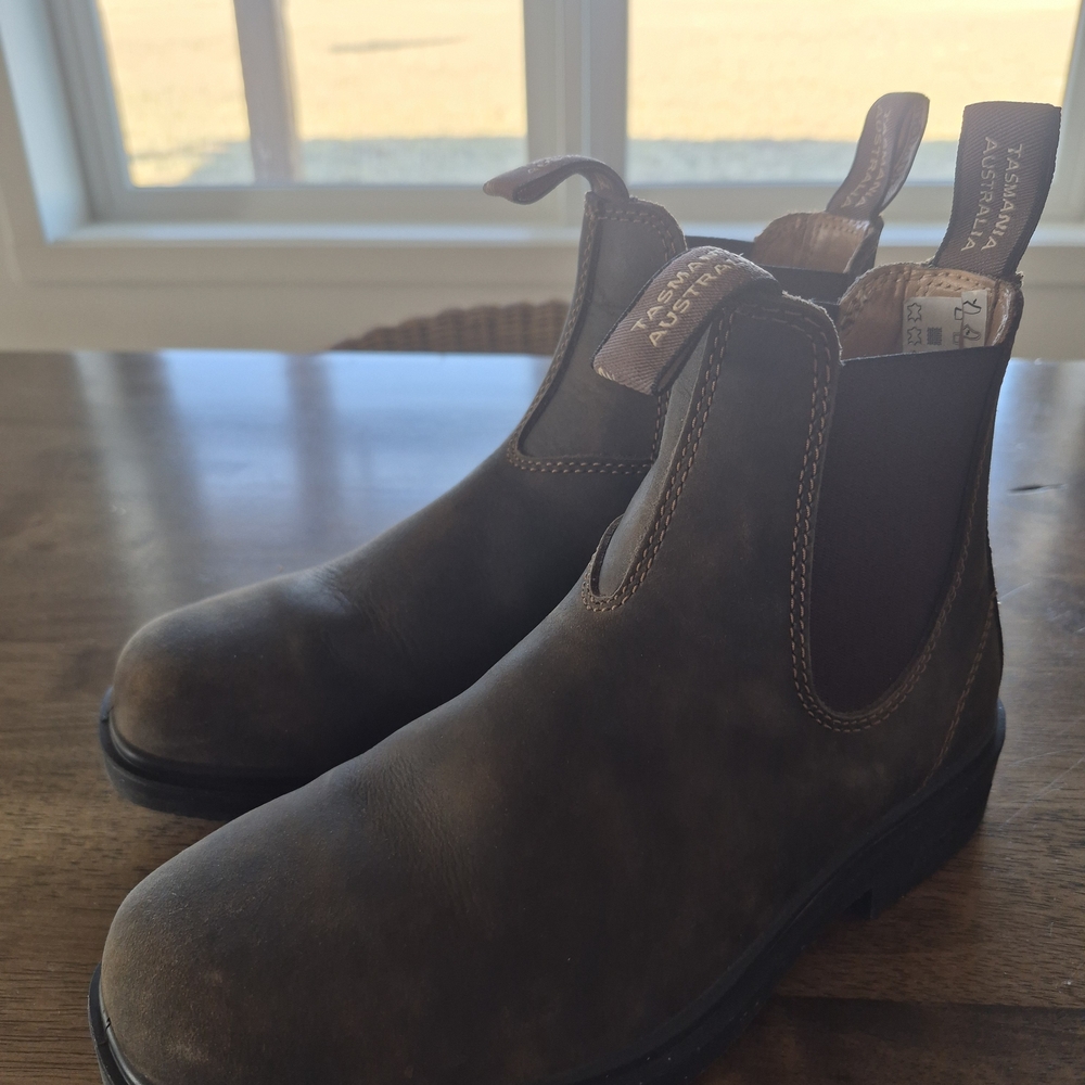 Blundstone Brown Leather Ankle Boots
